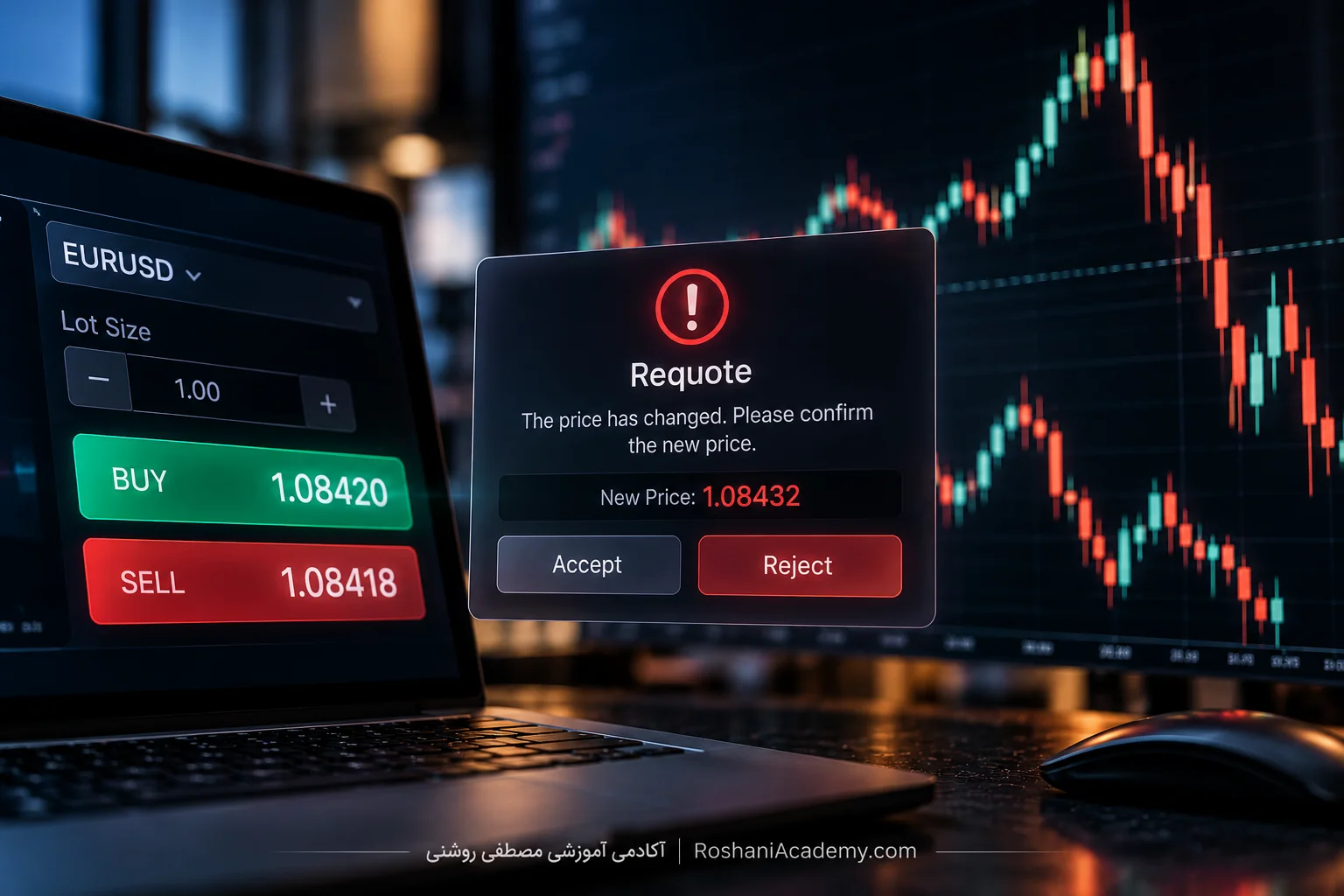 ریکوت چیست؟ علت و رفع Requote در فارکس