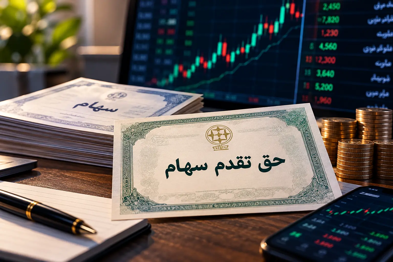 حق تقدم سهام چیست؟