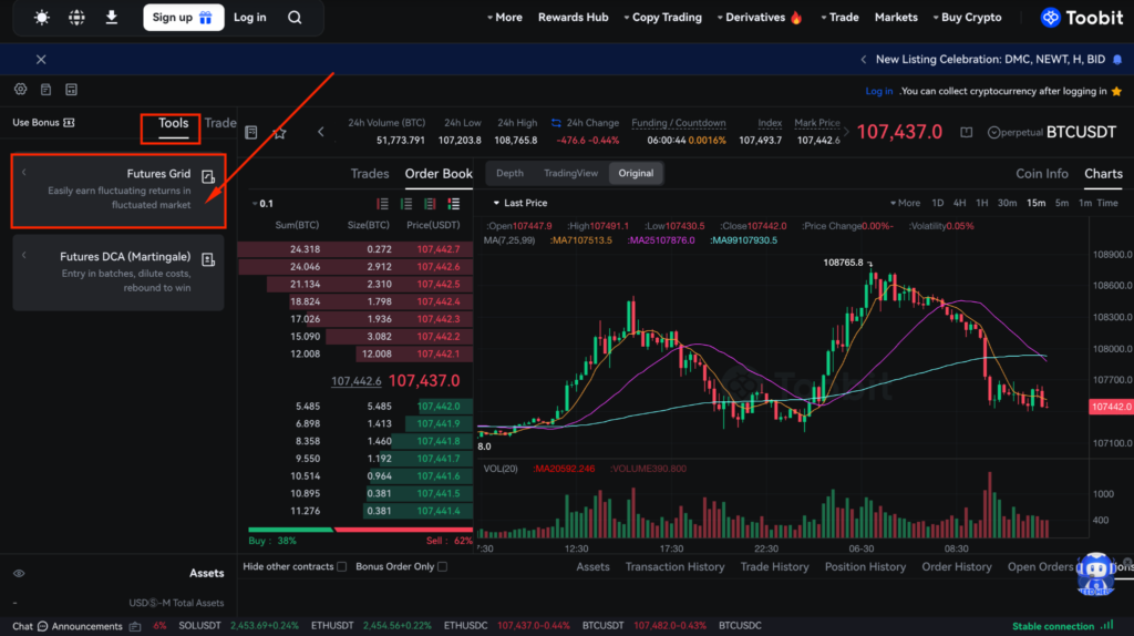 Toobit یا Coinlocally برای ایرانیان