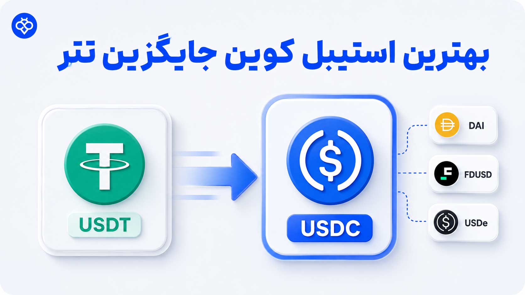 بهترین استیبل کوین جایگزین تتر در توبیت 2026